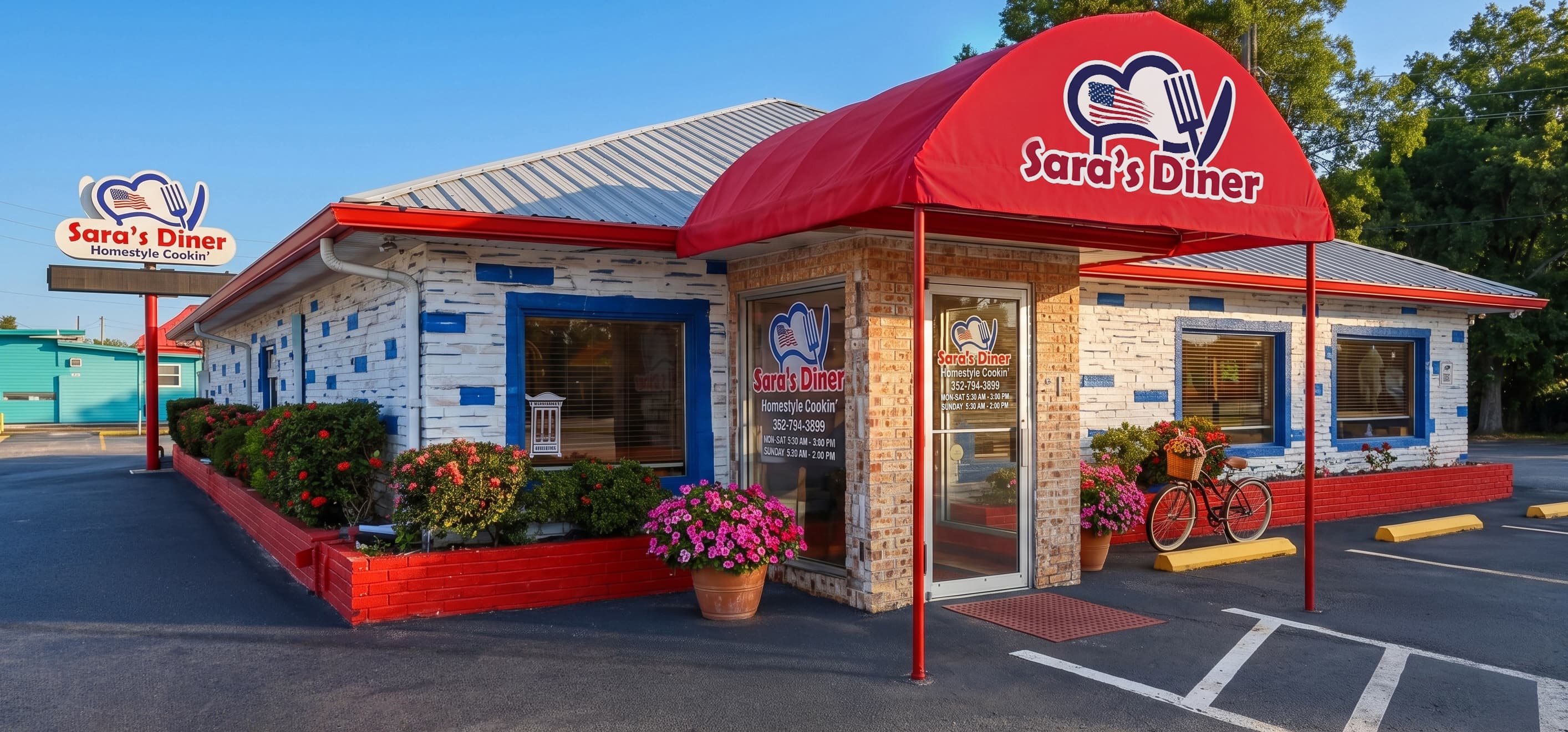 Sara's Diner dining room